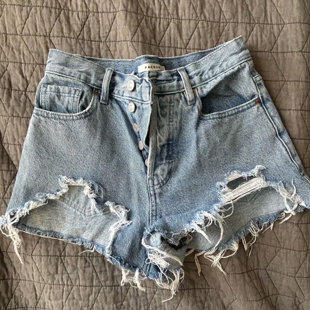 PacSun Women's Blue Denim Shorts